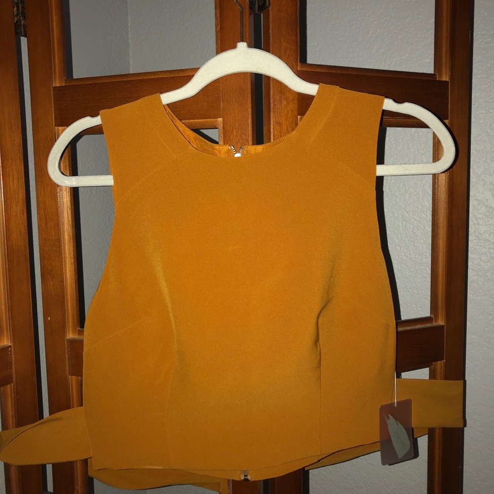 FOREVER 21 Gold/Mustard Blouse
